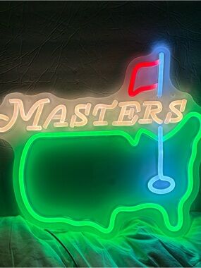Masters Neon Sign USB Dimmable Ultra Bright